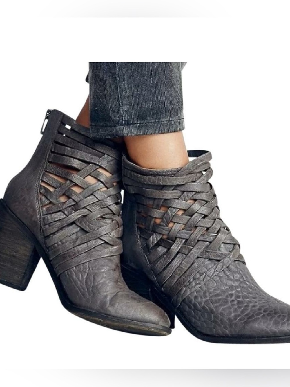 Free People black booties 41 11